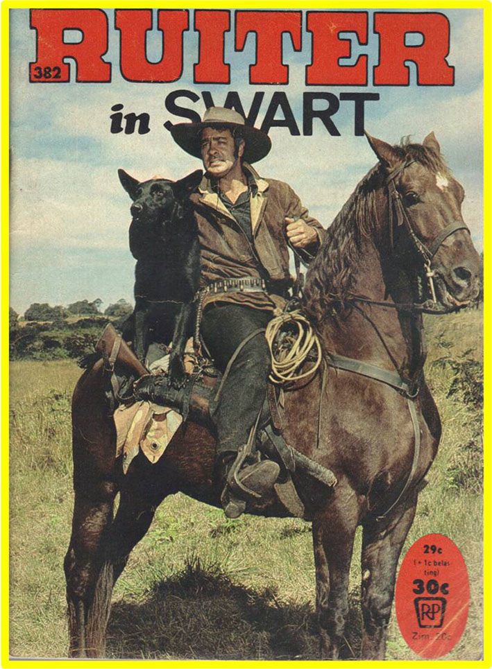 Ruiter in Swart